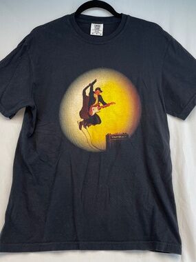 Tim Hicks Comfort Colors Graphic T-Shirt Black Unisex Size Medium